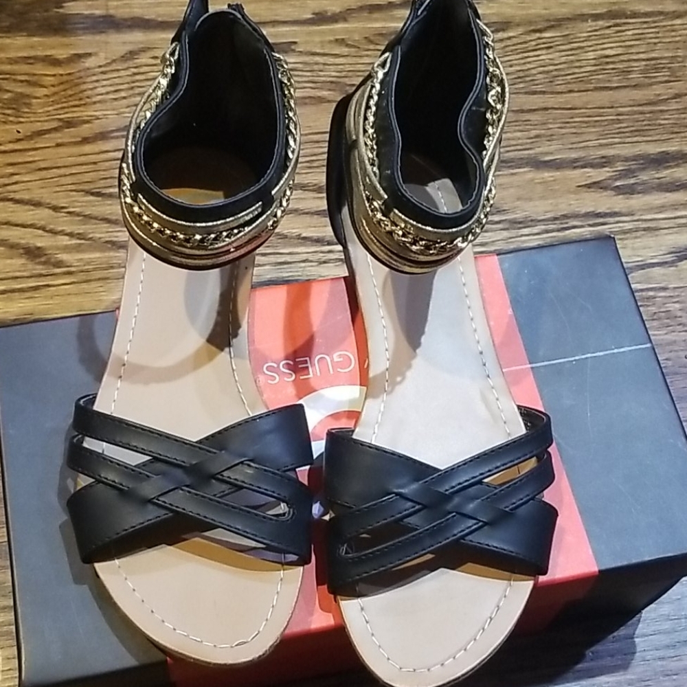 GUESS BLACK Sandals - Picture 2 of 8